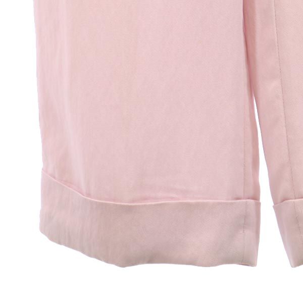 エンポリオアルマーニ イタリア製 スラックスパンツ 38 ピンク Emporio Armani レディース