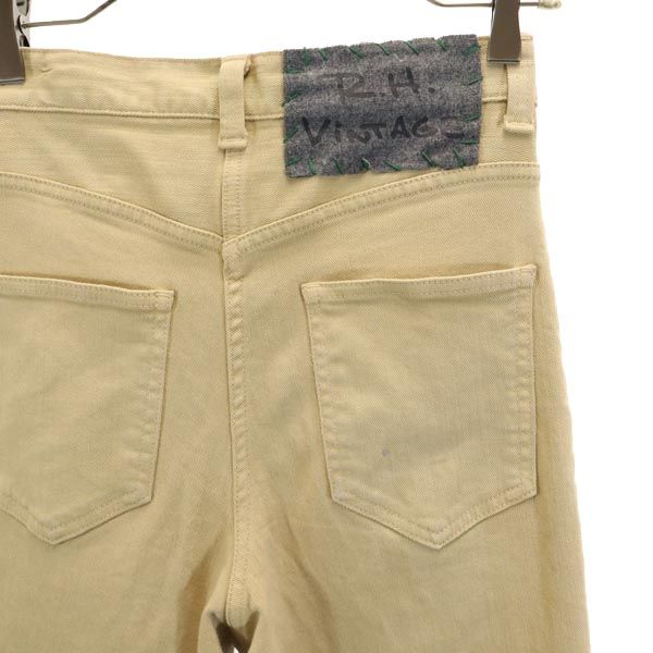 Ron Herman ロンハーマン ワイドパンツ W23 ベージュ カットオフ フリンジ レディース