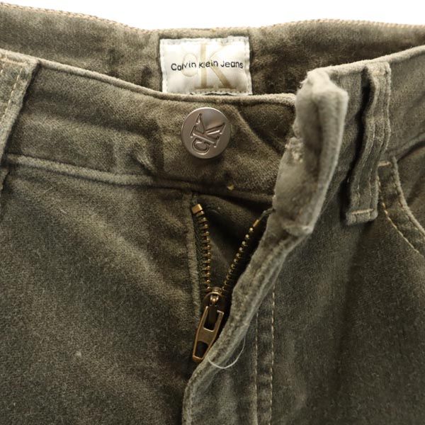 Calvin klein Jeans カルバンクラインジーンズ コーデュロイパンツ w27 カーキ メンズ