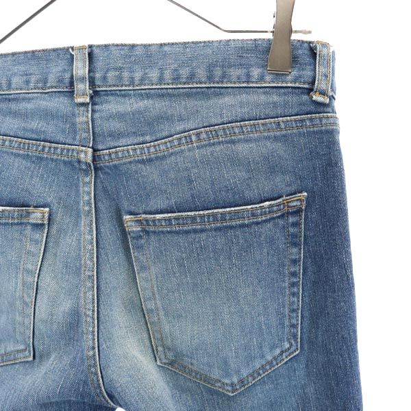SAINT LAURENT サンローラン 日本製 ストレートデニムパンツ w27 ジーパン レディース