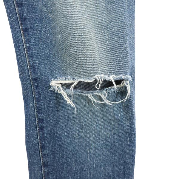 SAINT LAURENT サンローラン 日本製 ストレートデニムパンツ w27 ジーパン レディース