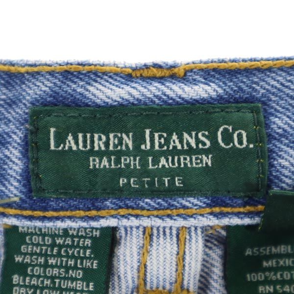 LAUREN JEANS Co. RALPH LAUREN PETITE ローレンジーンズ ラルフローレン テーパードデニムパンツ 14P ジーパン レディース