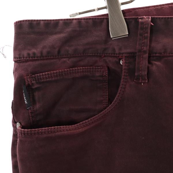 アルマーニジーンズ ストレッチパンツ w30 ボルドー ARMANI JEANS メンズ