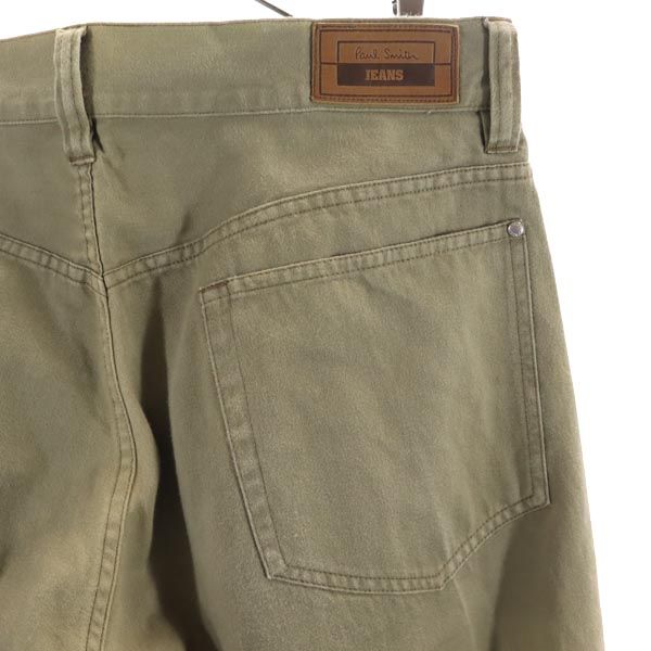 Paul Smith JEANS ポールスミスジーンズ チノパンツ w32 カーキ ボタンフライ メンズ