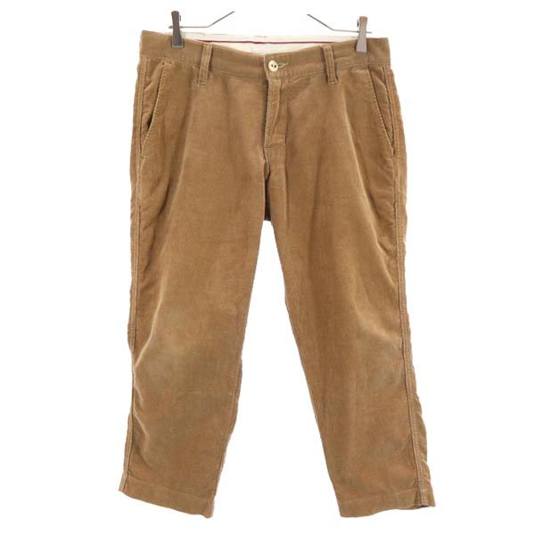FACTOTUM ファクトタム 日本製 コーデュロイ クロップドパンツ w30 ベージュ系 メンズ