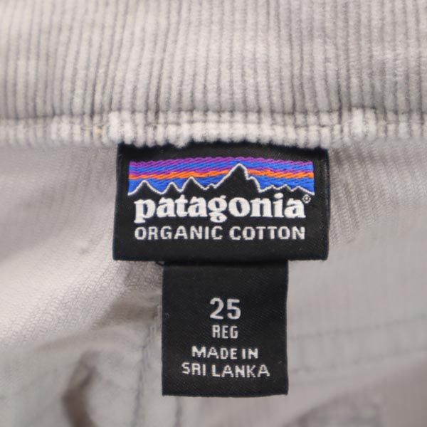 patagonia パタゴニア コーデュロイ アウトドアパンツ w26 グレー系 レディース