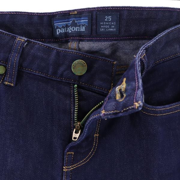 patagonia パタゴニア アウトドア ストレートデニムパンツ w25 ジーパン レディース