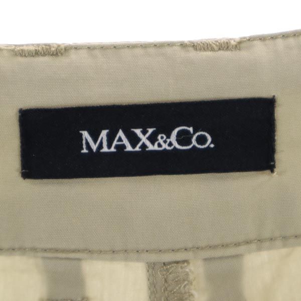MAX&CO マックスアンドコー カーゴパンツ 40 ベージュ ロング レディース