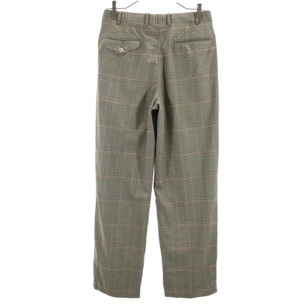 Burberrys バーバリーズ 90s オールド ウール チェック柄 スラックスパンツ 76 カーキ系 メンズ