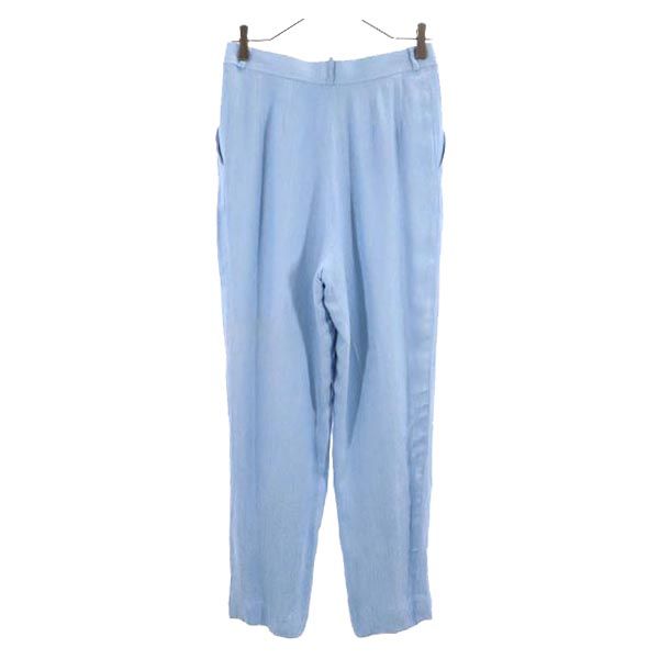 YVES SAINT LAURENT イヴサンローラン パンツ 38 水色 レディース