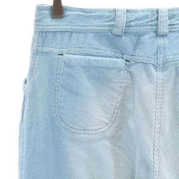 MAX&CO マックスアンドコー イタリア製 フレア コーデュロイパンツ 38 水色 レディース