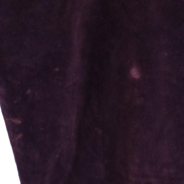 Needles ニードルズ 日本製 ベルベット ロングパンツ S パープル ネペンテス メンズ