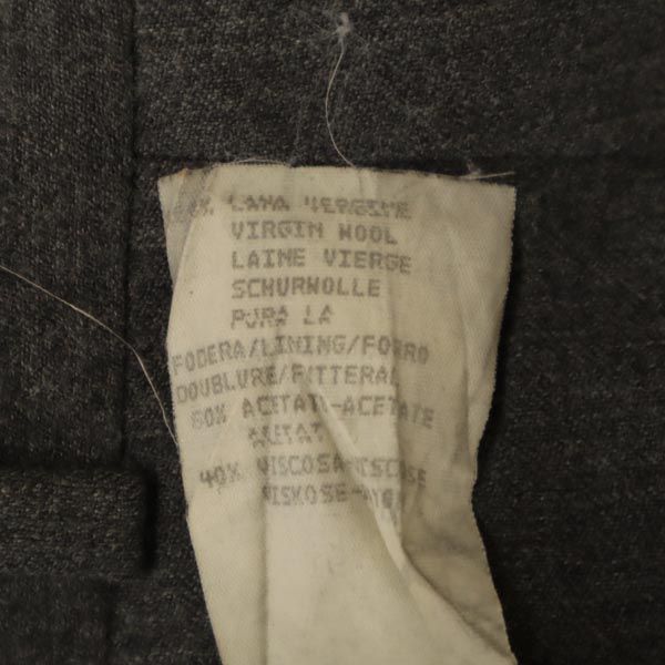 Emporio Armani エンポリオアルマーニ イタリア製 スラックスパンツ 44 グレー メンズ