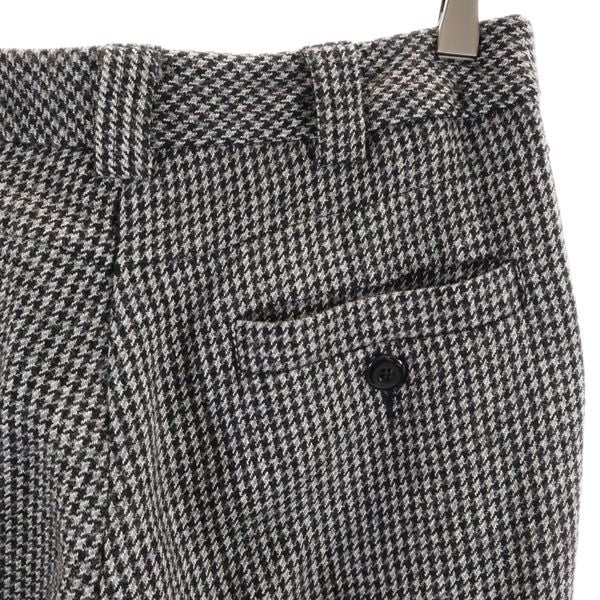 MAX&CO マックスアンドコー ウールブレンド 千鳥格子 ロングパンツ 40 グレー系 レディース