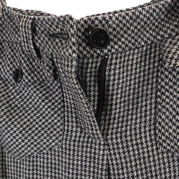 MAX&CO マックスアンドコー ウールブレンド 千鳥格子 ロングパンツ 40 グレー系 レディース