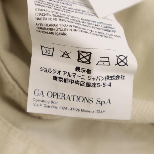 ARMANI JEANS アルマーニジーンズ コーデュロイパンツ W33 アイボリー系 メンズ