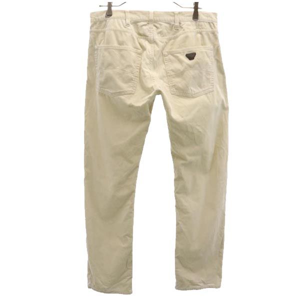 ARMANI JEANS アルマーニジーンズ コーデュロイパンツ W33 アイボリー系 メンズ
