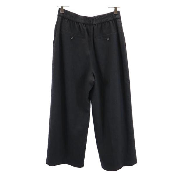 MACKINTOSH PHILOSOPHY マッキントッシュフィロソフィー 三陽商会 ウールブレンド ワイド スラックスパンツ 38 グレー レディース