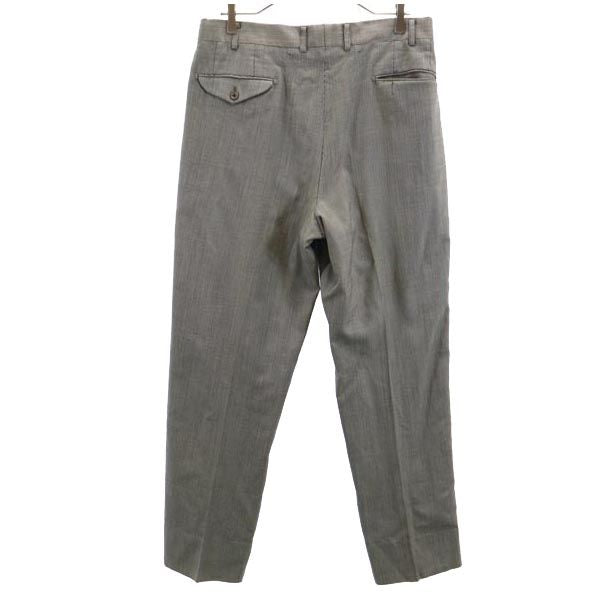 BURBERRY バーバリー 日本製 三陽商会 チェック柄 スラックスパンツ 85 グレー メンズ