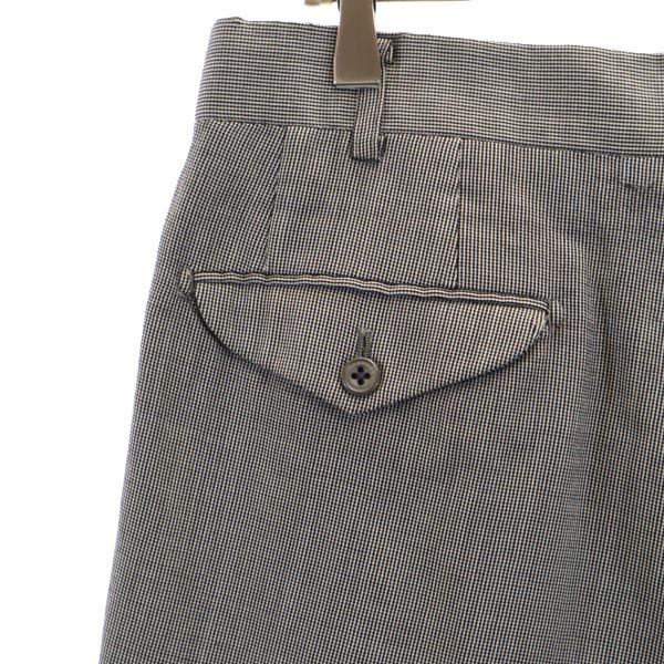 BURBERRY バーバリー 日本製 三陽商会 チェック柄 スラックスパンツ 85 グレー メンズ