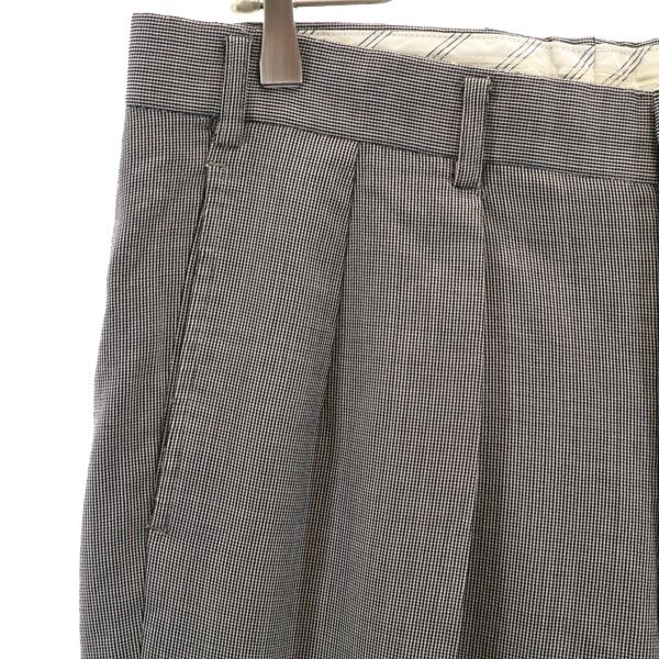 BURBERRY バーバリー 日本製 三陽商会 チェック柄 スラックスパンツ 85 グレー メンズ