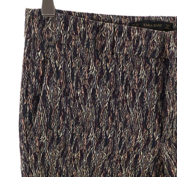 ZARA BASIC ザラベーシック 総柄 パンツ XS レディース