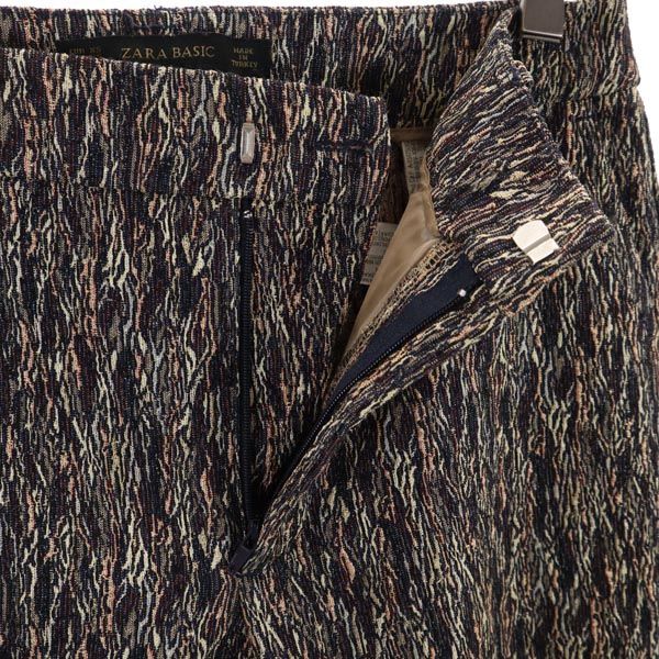 ZARA BASIC ザラベーシック 総柄 パンツ XS レディース