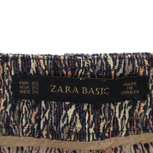 ZARA BASIC ザラベーシック 総柄 パンツ XS レディース