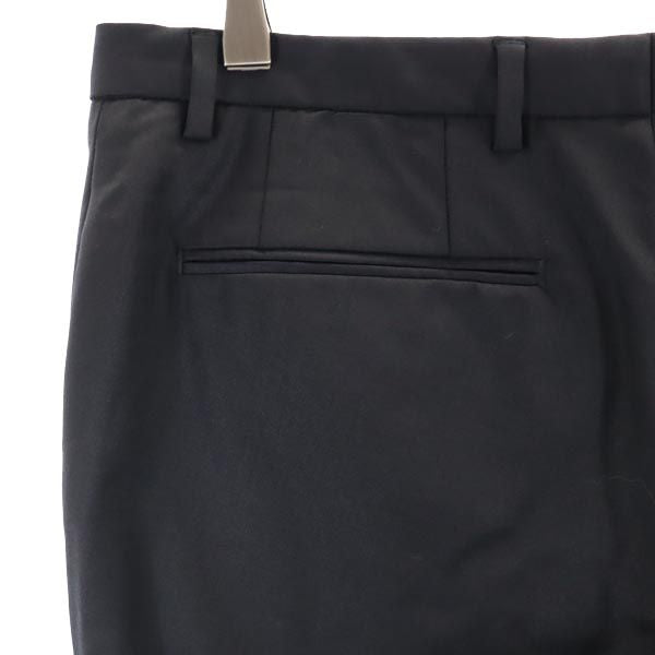 ボスヒューゴボス ウールブレンド スラックスパンツ IT 46 ネイビー BOSS HUGO BOSS メンズ
