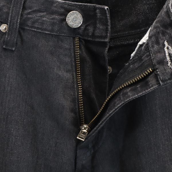 Acne Jeans アクネジーンズ ストレートデニムパンツ ダークグレー ジーンズ メンズ