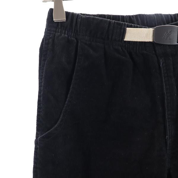 Gramicci グラミチ コーデュロイ アウトドアパンツ S 黒 クライミング ロゴ刺繍 メンズ