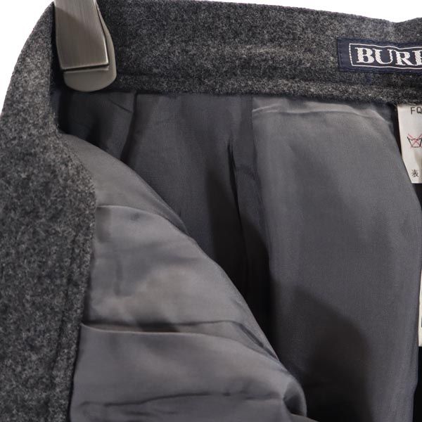 Burberrys バーバリーズ 90s オールド ウール スラックスパンツ 7 グレー レディース