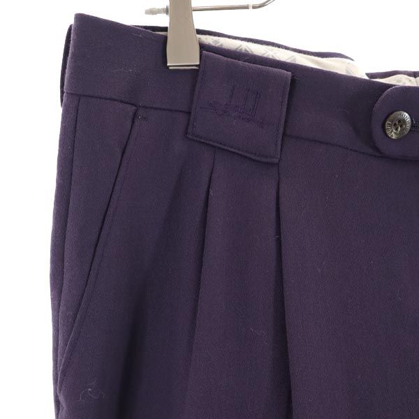Dunhill SPORT ダンヒル スポーツ ウール スラックスパンツ 88 パープル系 メンズ