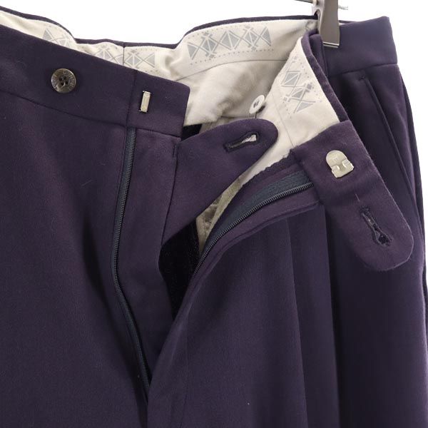 Dunhill SPORT ダンヒル スポーツ ウール スラックスパンツ 88 パープル系 メンズ