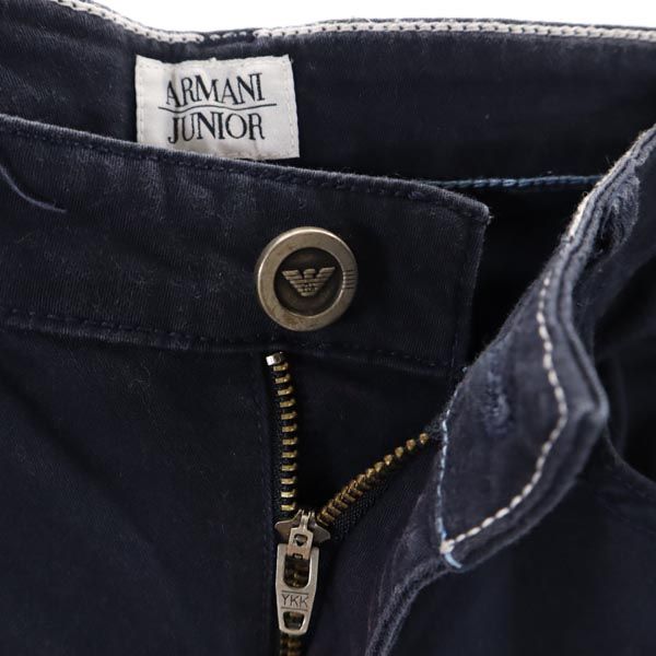 ARMANI JUNIOR アルマーニジュニア ストレッチパンツ 10A 142cm ネイビー キッズ