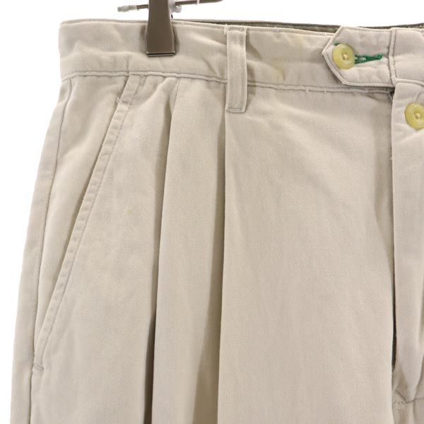 TOMMY HILFIGER トミーヒルフィガー 90s オールド テーパードパンツ w33 ベージュ メンズ