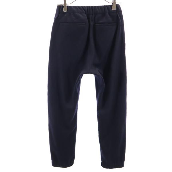 ATTACHMENT アタッチメント 日本製 サルエル ウールパンツ 1 ネイビー メンズ