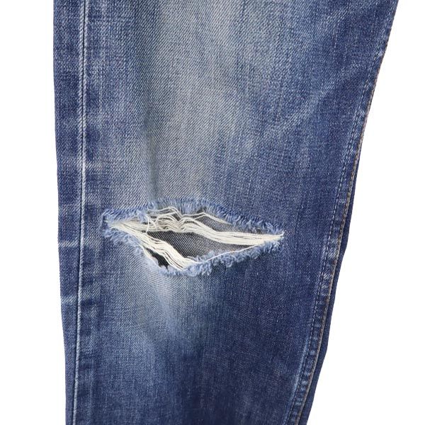 リーバイス 505 ストレートデニムパンツ w28 Levi's ジーンズ ロゴ メンズ