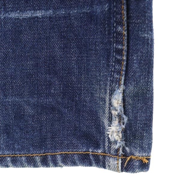 リーバイス 505 ストレートデニムパンツ w28 Levi's ジーンズ ロゴ メンズ