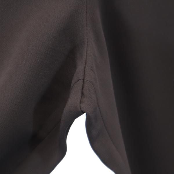 GIORGIO ARMANI ジョルジオアルマーニ イタリア製 ロングパンツ 38 ブラウン系 サイドジップ レディース