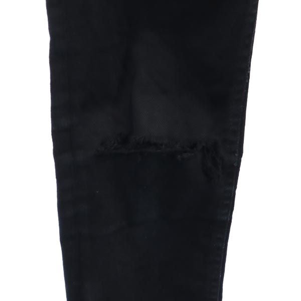 ACNE STUDIOS アクネストゥディオズ スキニーデニムパンツ w25 ブラック系 ダメージ加工 レディース