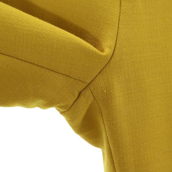 PT01 ピーティーゼロウーノ センタープレス スラックスパンツ 38 イエロー系 レディース