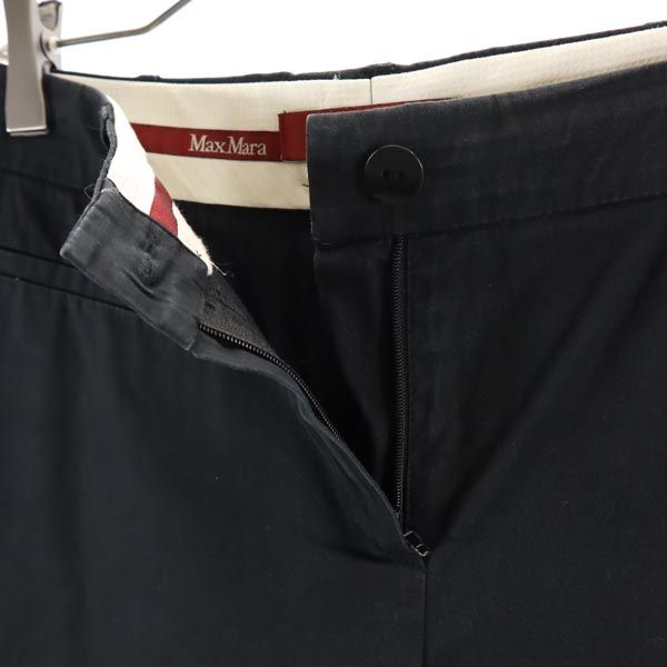 MAX MARA マックスマーラ テーパードパンツ 40 ブラック系 レディース