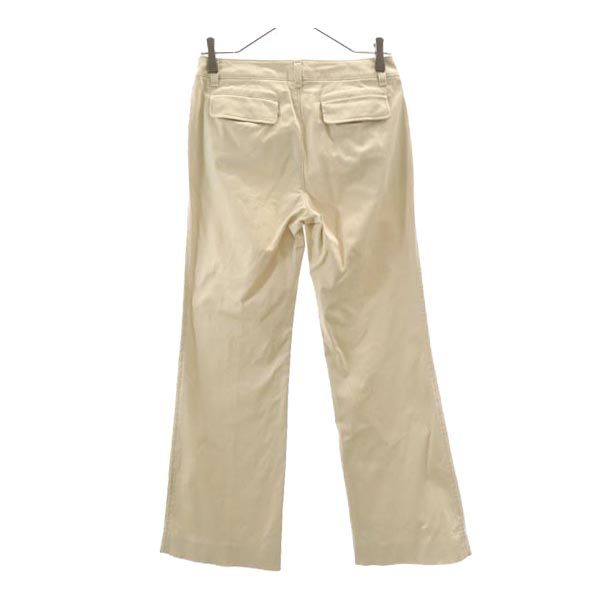 BURBERRY バーバリー 日本製 三陽商会 フレア ロングパンツ 36 ベージュ レディース