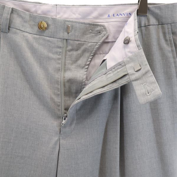 LANVIN COLLECTION ランバン コレクション 日本製 スラックスパンツ 88 グレー メンズ