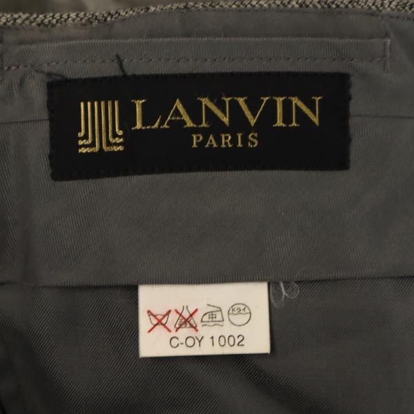 LANVIN ランバン ウール スラックスパンツ グレー メンズ
