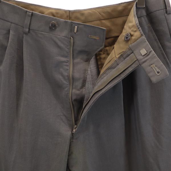 LANVIN ランバン ウール スラックスパンツ グレー系 メンズ