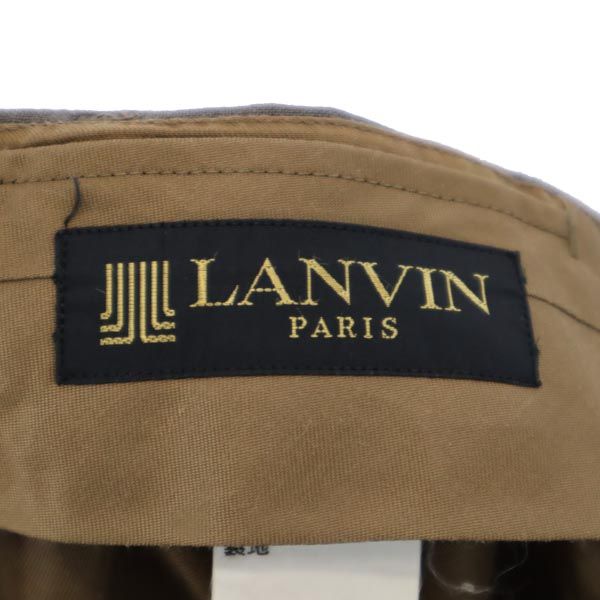 LANVIN ランバン ウール スラックスパンツ グレー系 メンズ