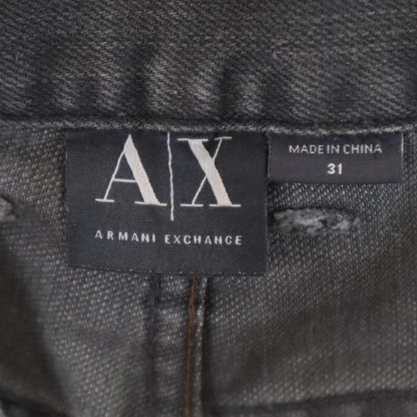 ARMANI EXCHANGE アルマーニエクスチェンジ ストレートデニムパンツ w31 ボタンフライ ジーンズ メンズ