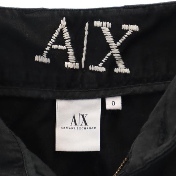 ARMANI EXCHANGE アルマーニエクスチェンジ 90s オールド ストレッチパンツ 0 ブラック レディース